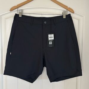 Cuts Clothing Shorts Mens Size 30 Black Venture COZ‎ Performance Tech Chino 7"